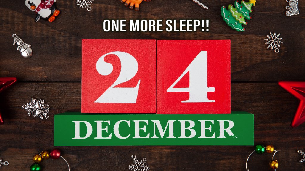 CollonilUK's tweet photo. One more sleep! Wishing you all a lovely Christmas! https://t.co/hxln3aZltt