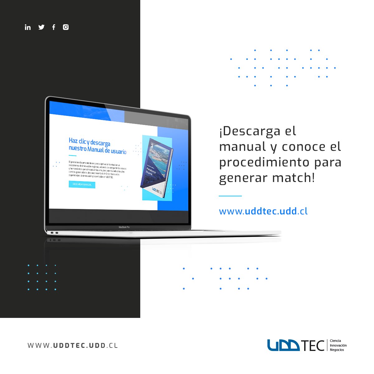 uddtec's tweet photo. El objetivo del manual es entregar las herramientas que promueven los vínculos entre industria y centros de I+D+i en base a las experiencias UDDTEC.
Descarga el manual y descubre cómo se pudieron enlazar 8 empresas con 7 centros de I+D+i de la región. https://t.co/gCsQb5hd8X 🦾 https://t.co/u77wTjRXOd