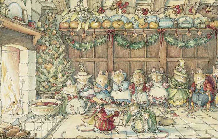 Brambly Hedge on X: Time to gather round the fire. Illustration from Brambly  Hedge The Secret Staircase, first published in 1983   / X