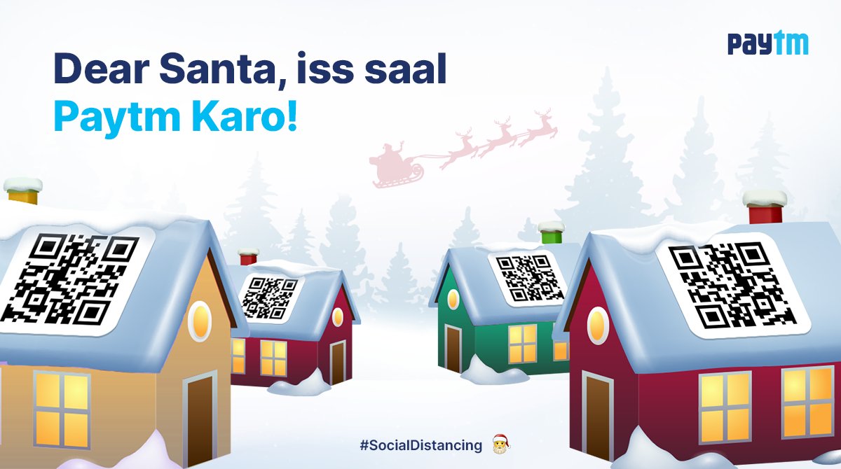 From all of us at Paytm, we wish you a #MerryChristmas