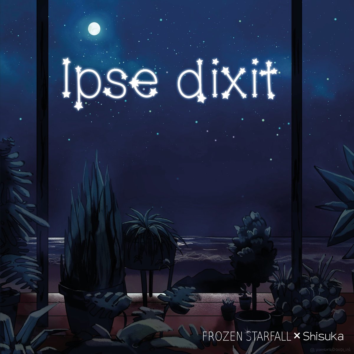 [Announcement] Our final announcement for this year! "Ipse dixit", a collaboration EP between Frozen Starfall and <a href="/shisukamusic/">shisuka★</a> will be released 2020-12-30 at their bandcamp! We arranged "Bad Apple!!" from Touhou Project for this EP! Please look forward to the release! ❤