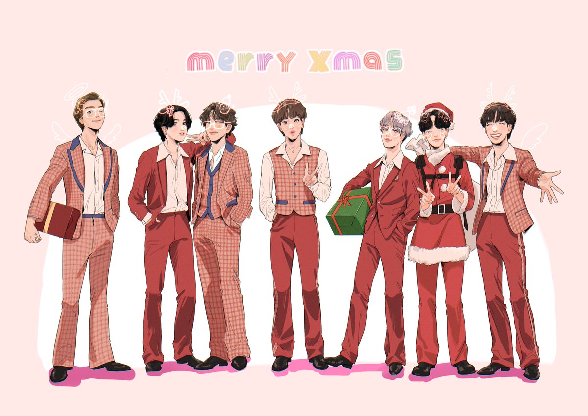 「✨?Merry Christmas?✨
ジミナから暖かで素敵なプレゼントも貰えて」|미소 ^ ^のイラスト