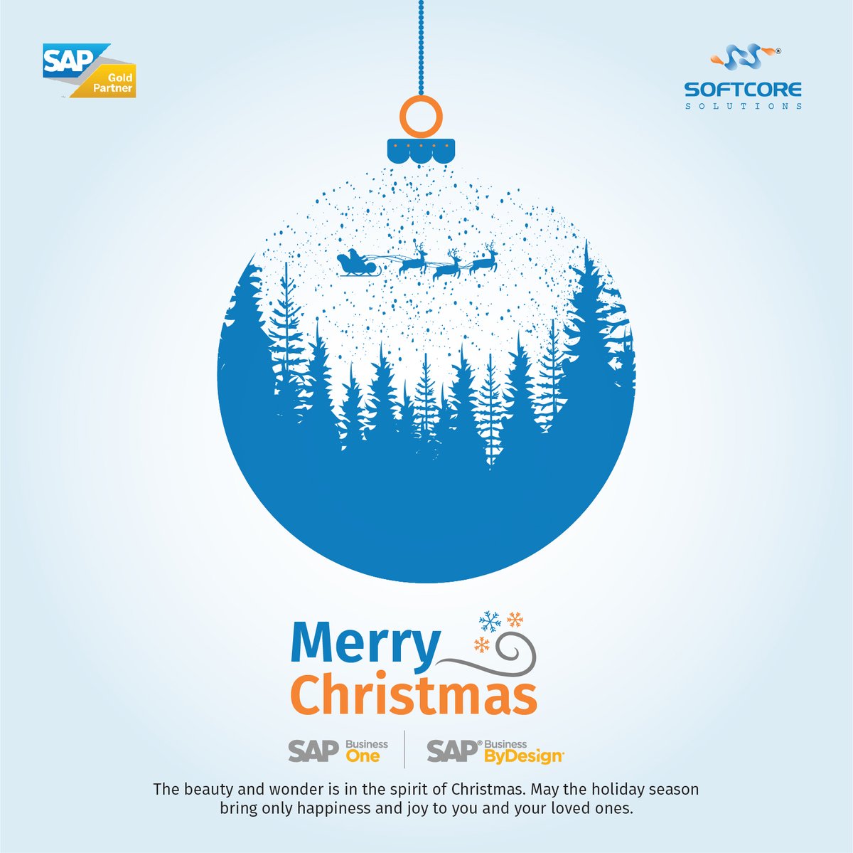SCS_SAPB1's tweet photo. #SoftCoreSolutions #SAPB1 GOLD Partner wishing all of you a #MerryChristmas &amp; a Very #HappyNewYear. To extend this celebration, We are offering FLAT 40% Discount on SAP Business One Licenses. Offer Valid Till 31st Dec 2020. 
To Book Your Order Visit https://t.co/KodT4YM57z https://t.co/Kh2mJqEjcW