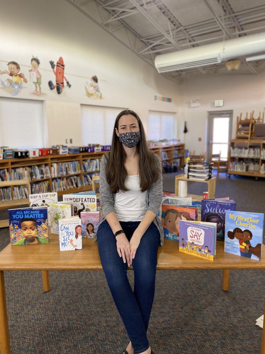 JesseWharton's tweet image. Thanks to a generous donation to Jesse Wharton, our new media specialist Ms. Grady was able to purchase new inclusive books for our students! #TowerAbove 🦒