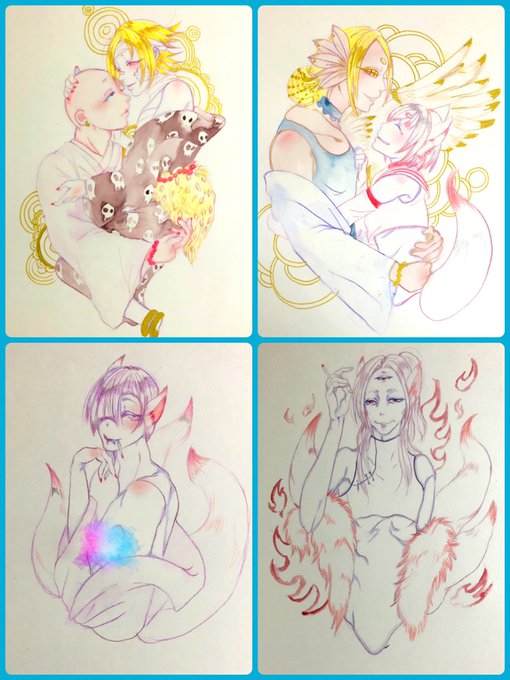 年末は狐ばっか描いてましたな…
まだ熱が冷めないので年明けも狐を描いているでしょう 