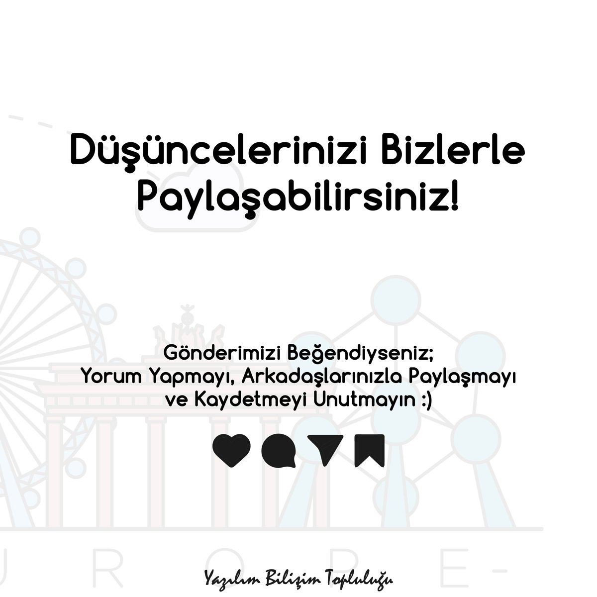 ✈️ Avrupa'da kariyer planlayanlar için birkaç öneri!
💬 Siz kariyer planlamanızı nasıl yapıyorsunuz?