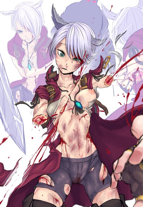 【skeb】袈裟斬り死 