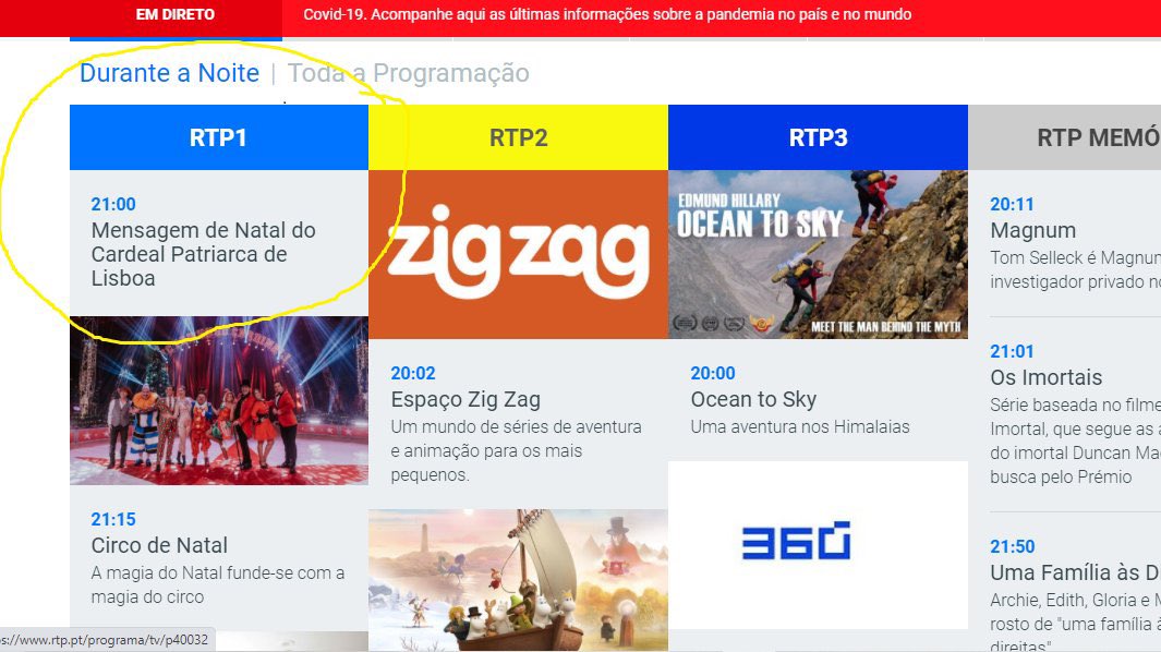 TiagoMatosGomes's tweet photo. Não era suposto Portugal ser um Estado laico? @RTPNoticias #RTPmal https://t.co/SPBLvvvufO
