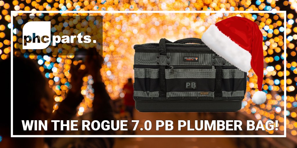 PHCParts's tweet photo. ❄️❄️ Merry Christmas! (eve) ❄️❄️
Want to be in with the chance to win a @velocityprogear @pbplumber 👨‍🔧 bag this Christmas? Tag an engineer who deserves the ultimate bag upgrade - and give us a follow too to enter! Winner drawn 04/01/21 👜 https://t.co/XJsYZ0FRnU