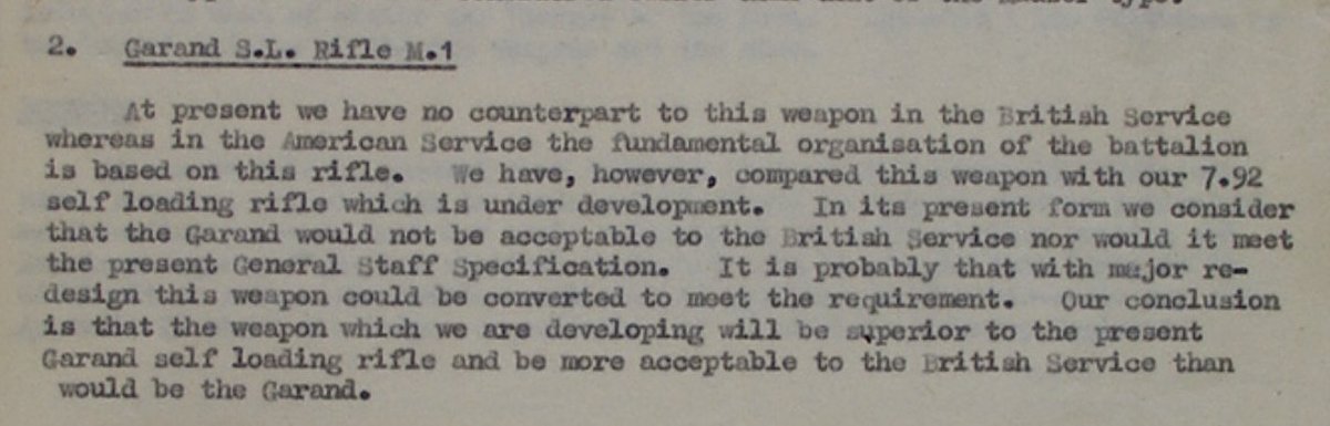 Obvs you'd also want to hold out the prospect of having your own self-loading rifle under development in 7.92, a weapon that itself would potentially offer more tactical flexibility than the M-1 Garand.4/