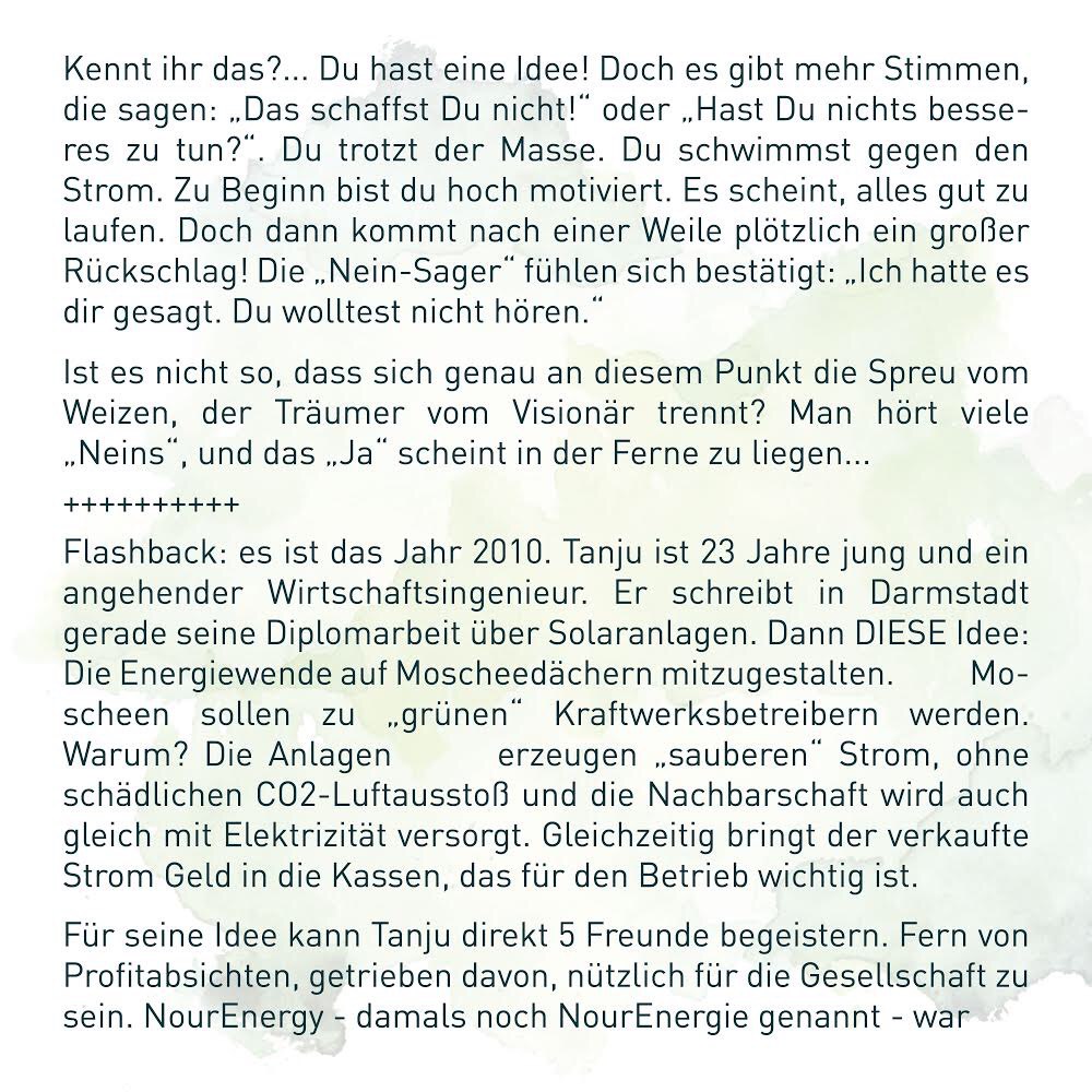 Nour_Energy's tweet photo. Das „Ja“ liegt im Land der „Neins“
Wie alles begann...
#NourEnergy #SocialImpact #Umweltschutz #Naturschutz #Klimawandel #Nachhaltigkeit #GrünNurNichtHinterDenOhren #EnvironmentalProtection #ClimateChange #SpiritualEcology #Islam #GreenMuslims #GreenDeen https://t.co/0ITD7Cf9E3