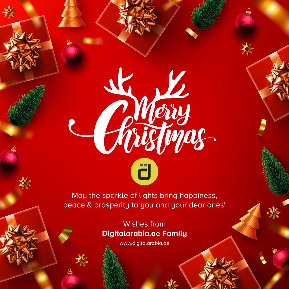 Welcoming 2021 with great joy, peace and happiness in all of our hearts. Digital Arabia family wishing you all very happy Christmas🎅🎄🎄🤶