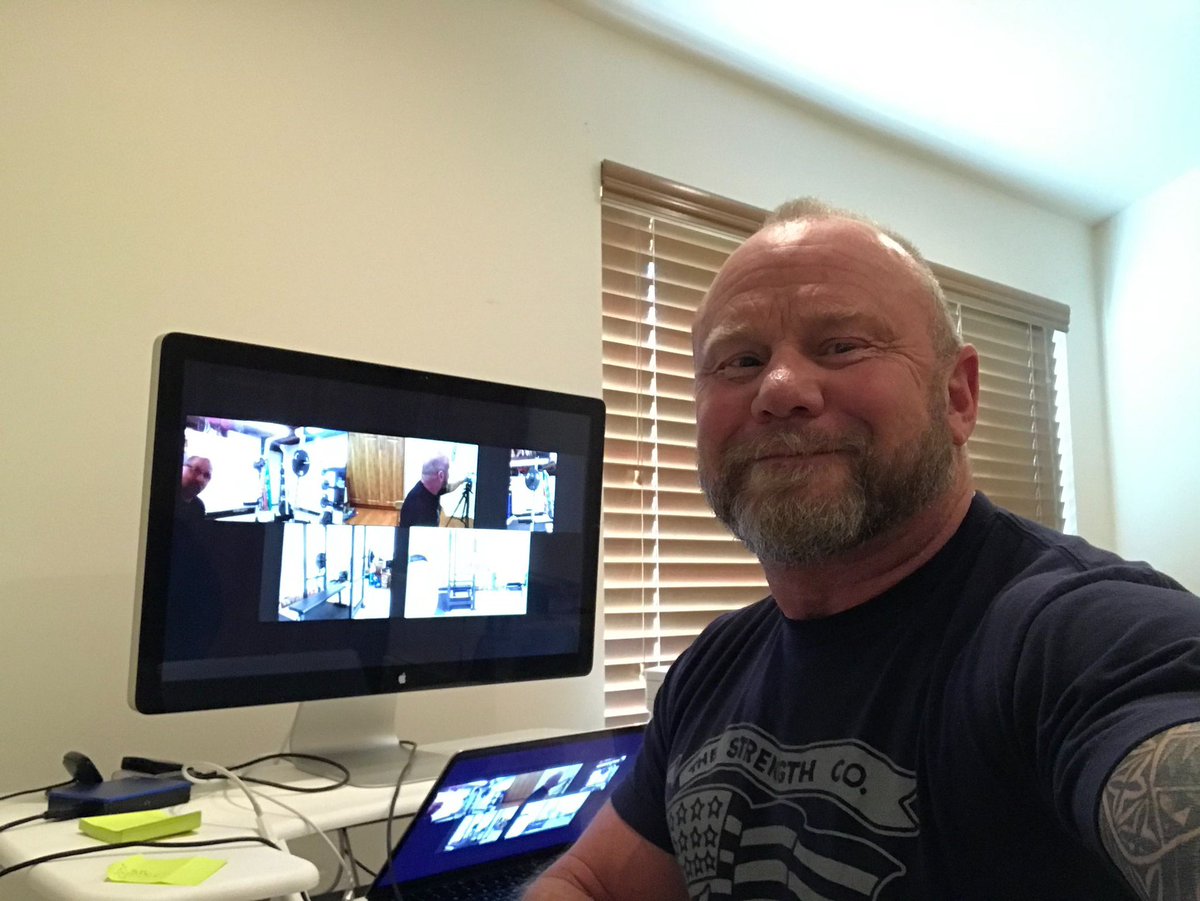 With gyms closed we went online. Same coaching staff, same clients — over zoom. Live online coaching was born. New clients popped up from everywhere — NY, KY, Spain, Netherlands... coaches we’re busier than when gyms were open. Phone kept ringing. More equipment.