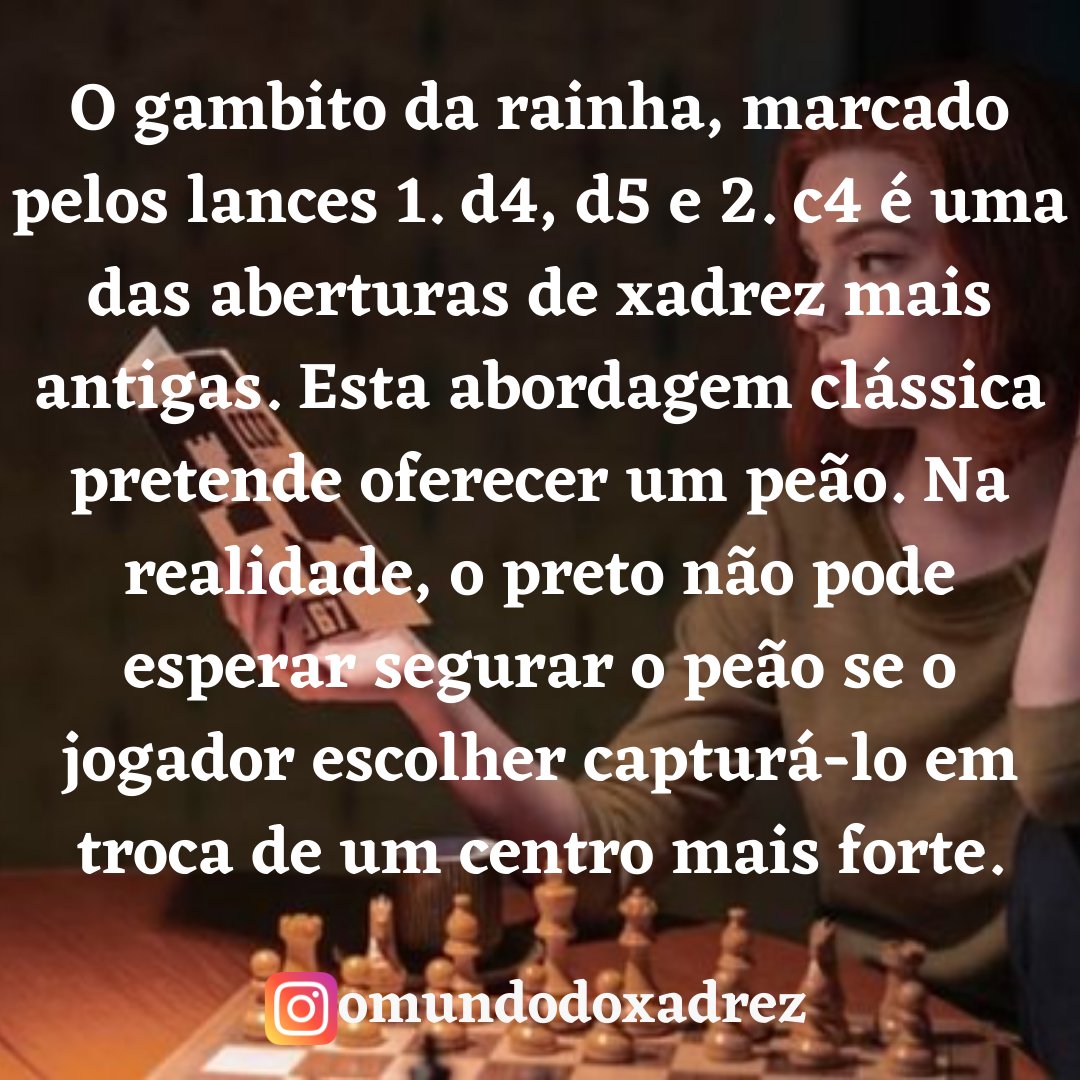 O tabuleiro de xadrez] é um mundo O Gambito da Rainha (série) - Pensador