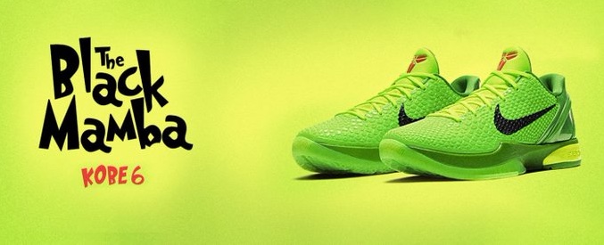 kobe 6 grinch foot locker