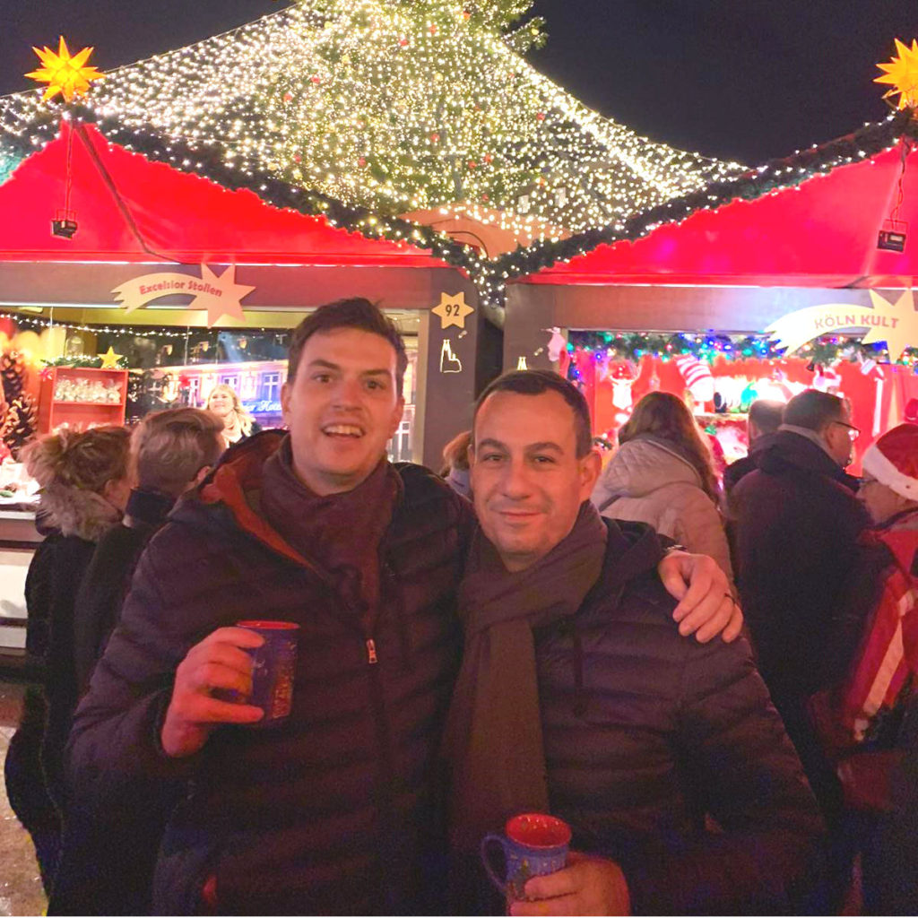 ‘Pascal saved my life, now he is a friend for life’, says Ross. 
The pair met last year for a Christmas gathering in Cologne, after two years of anonymous letters.

Find out how Pascal changed Ross's life forever: blog.anthonynolan.org/.../ross-and-p… 
 #MarrowChristmas