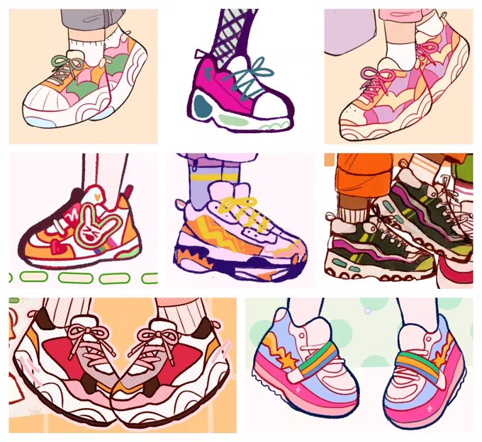 can you tell i like drawing shoes 