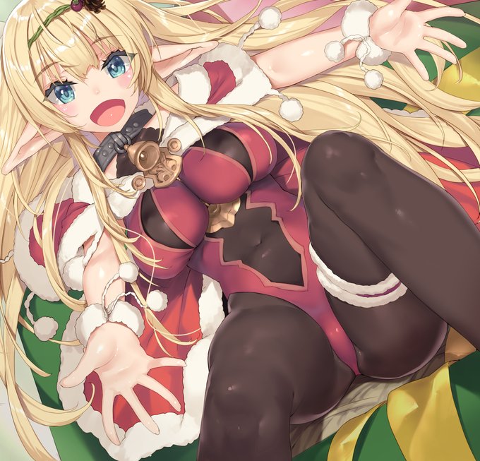 クリスマスなシェラを描かせて頂きました🤤

全体はこちらで見れます～!
https://t.co/Hu85VJOiFc 