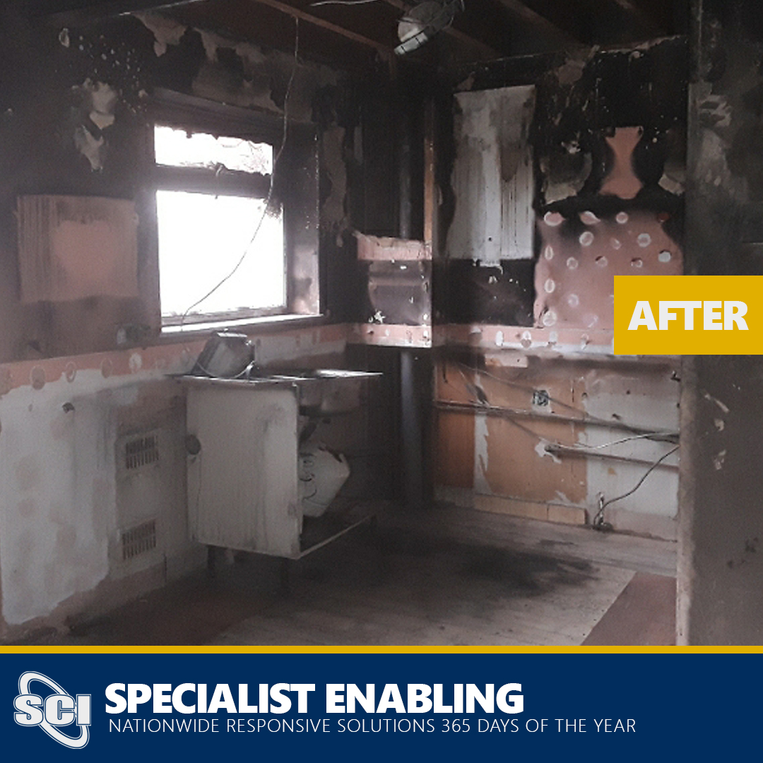 Following a fire on the first floor of this three story house, SCI Specialist Enabling were on hand to begin the claims process in a quick and efficient manner.

#EnablingWorks