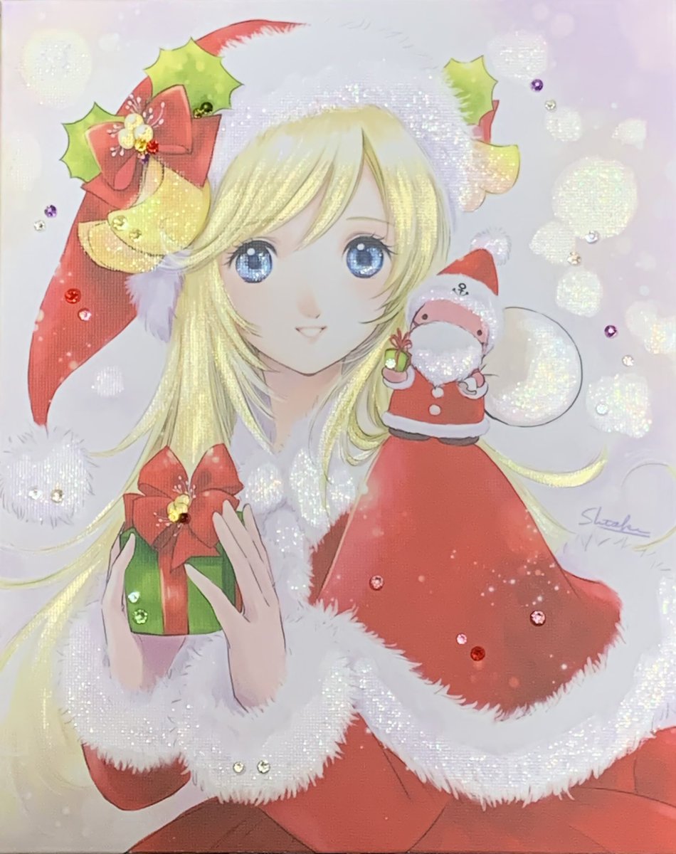 シャノノン 今日は幻想堂様のイラストレーター しいたけさんが描いたバナナ姫ルナ クリスマスを拝みながらケーキを食べられて幸せです シャノノン 今日は幻想堂様のイラストレーター しいたけさんが描いたバナナ姫ルナ クリスマスを拝みながらケーキを食べられて幸せです