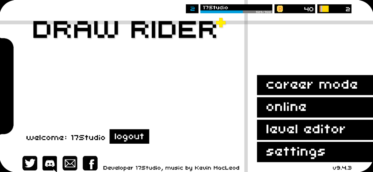 17Studio's tweet photo. Draw Rider v9.4.3 is available in GooglePlay! We used magic and now the game runs in full screen! Also, magic helped fix other minor problems) #dr #drawrider #GooglePlay #playpass #GooglePlayカード https://t.co/xMIcCExlwt