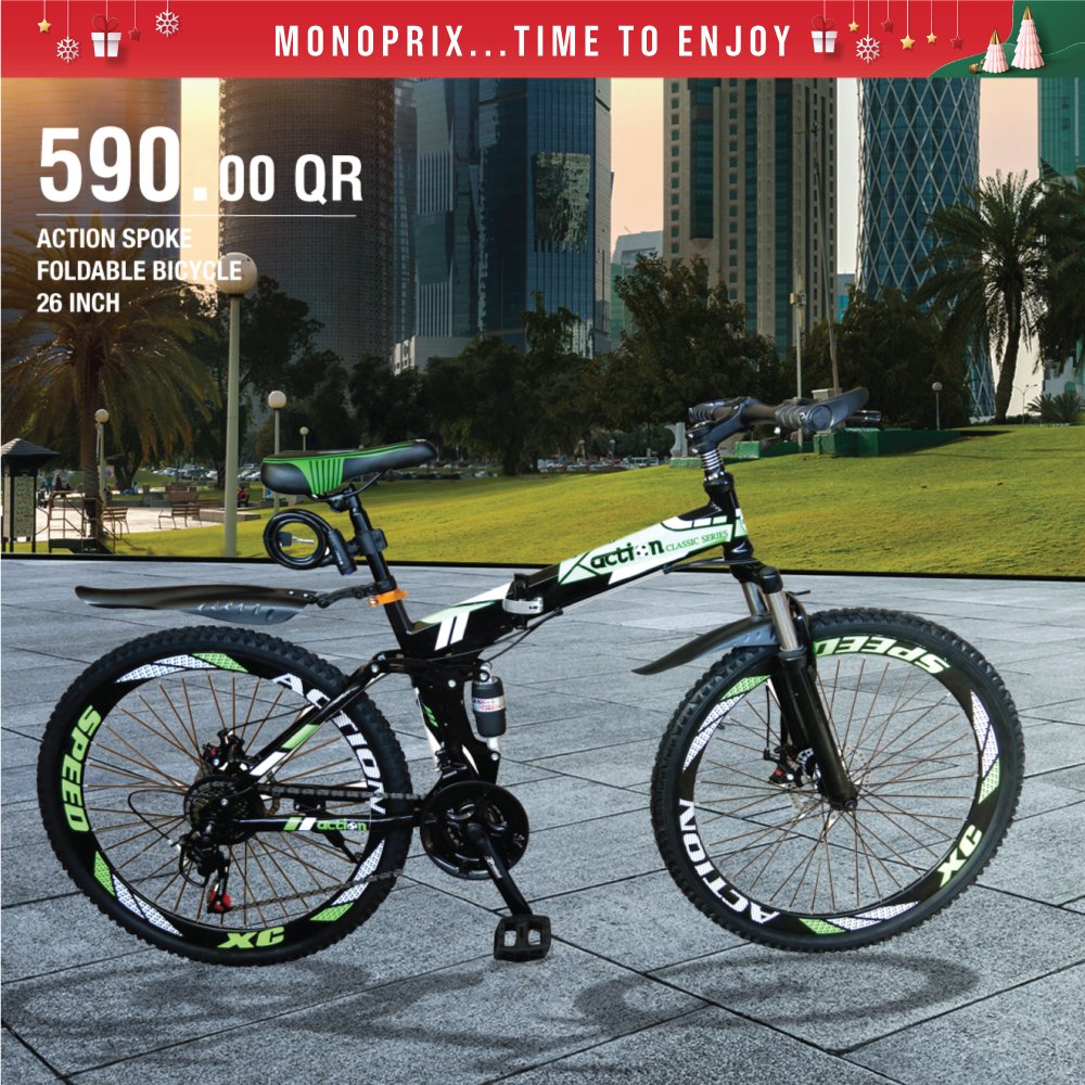 Monoprix Qatar (@monoprixqatar) on Twitter photo It's time to enjoy the nice weather! Grab the foldable bicycle and rechargeable Jeep today <a href="/MonoprixQatar/">Monoprix Qatar</a>
Valid till 27 Dec until stocks last at Doha Festival City, West bay, The Pearl-Qatar and monop' Al Sadd.
Discover more at bit.ly/2WX1qi7 It's time to enjoy the nice weather! Grab the foldable bicycle and rechargeable Jeep today <a href="/MonoprixQatar/">Monoprix Qatar</a>
Valid till 27 Dec until stocks last at Doha Festival City, West bay, The Pearl-Qatar and monop' Al Sadd.
Discover more at bit.ly/2WX1qi7