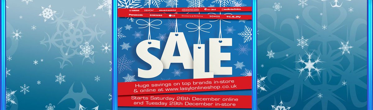 The <a href="/LasylAV/">Lasyl Audio Visual</a> store is now closed, however they will be operating a Click &amp; Collect Service up until 4pm on Christmas Eve and then again from the 29th.  The shop will be open again for collections on the 4th January. Visit Lasylonlineshop.co.uk &amp; make the most of the winter sale