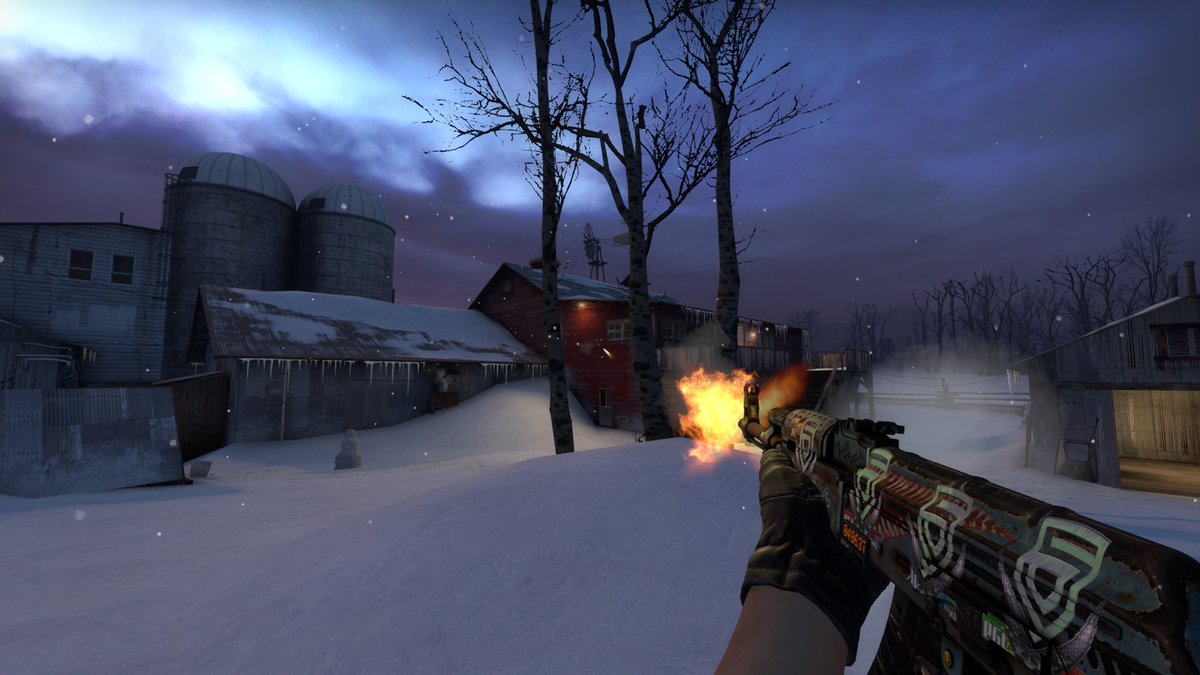 Ad1am_'s tweet photo. For the holidays I decided to craft my dream AK skin. https://t.co/1DIN7Gcnxk