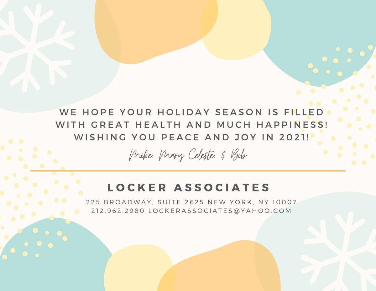 Locker Associates (@LockerNYC) on Twitter photo 2020-12-24 14:28:52
