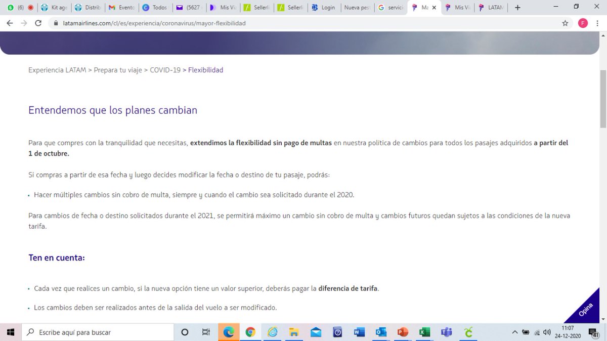 feressus's tweet photo. @LATAM_CHI viven hablando de la flexibilidad de volar y del cariño a sus clientes, solucionen las cosas cuando el cliente no tiene absolutamente ninguna injerencia en la situación de la pandemia Ni siquiera ponen el tema de la tarifa en la letra chica https://t.co/83CtnXlwIr