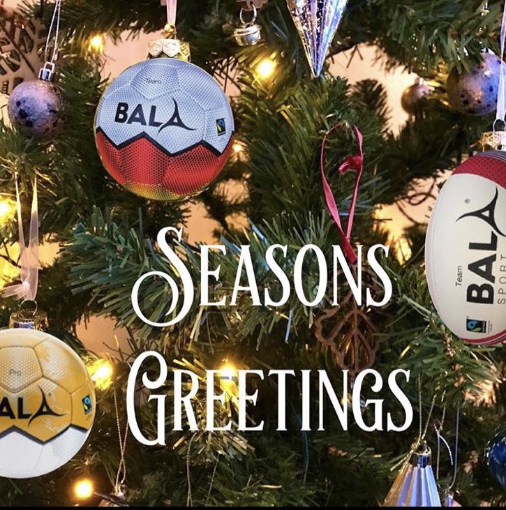 Wishing all our customers and supporters the best Christmas possible. A big thanks too for helping give a fair deal to #Fairtrade sports ball workers in India &amp; Pakistan