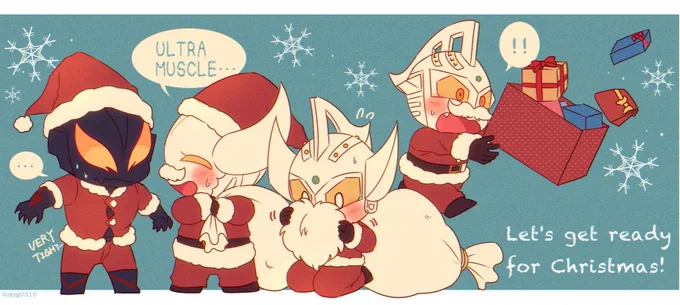 ⑦クリスマス
サンタさんは大忙し
#特撮版深夜の真剣お絵描き60分一本勝負R
#特撮1週間お絵描き 