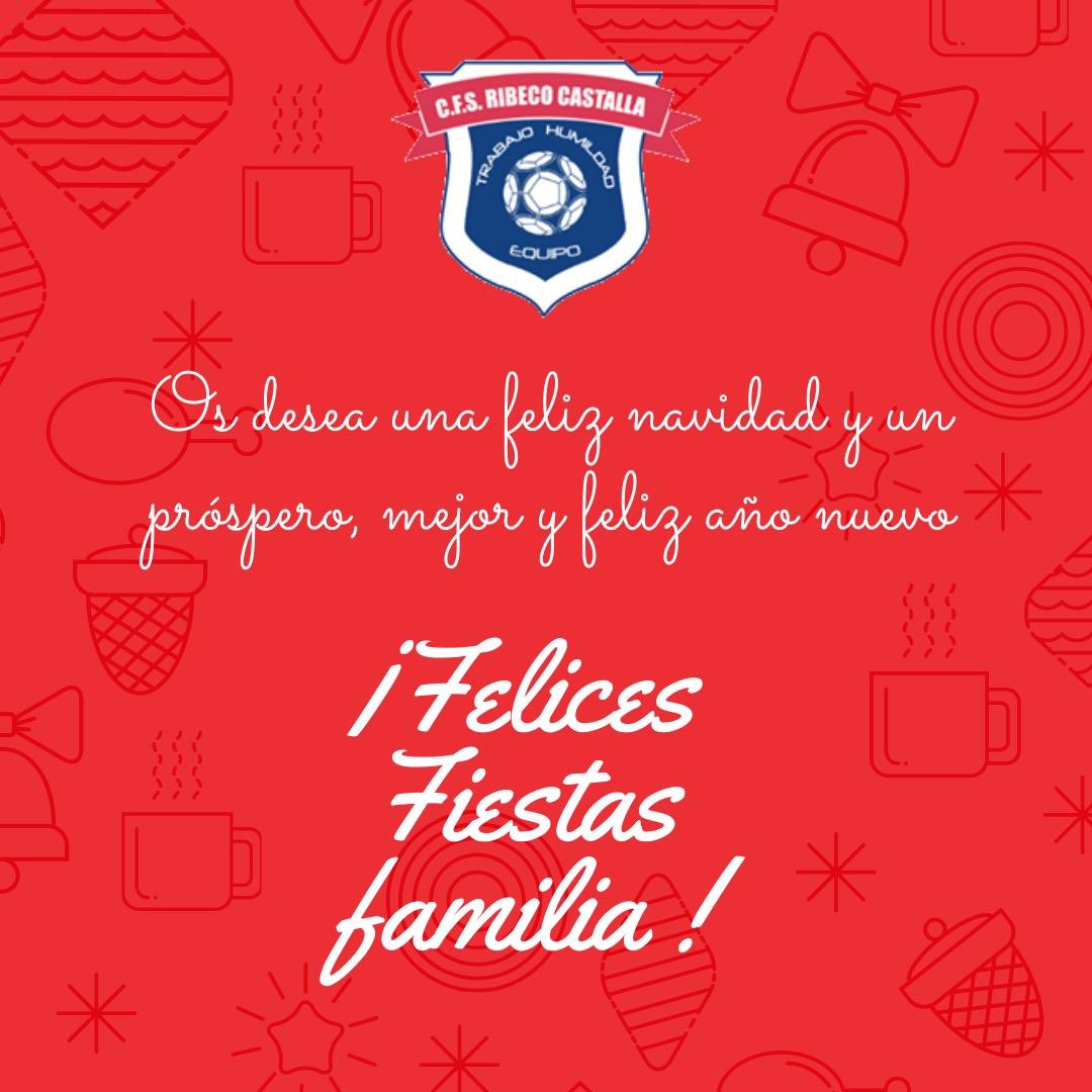 🧡🖤 La familia del CFS Ribeco Castalla os desea una Feliz Navidad a tod@s y un feliz comienzo de año nuevo 🎄🎁