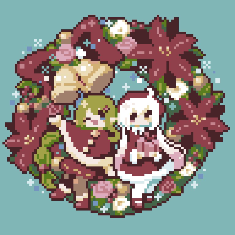 0412sraim's tweet photo. 🎄🎁🌟#毎日ドット絵 #dotpict
#メリクリドッターの集い https://t.co/5L4MJ72LLO
