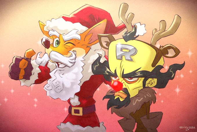 Happy Christmas Eve!!??
#CrashBandicoot #クラッシュバンディクー #Christmas2020 