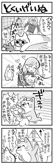 #とくいげいぬ と、ねこちゃん!
https://t.co/toCMtOiZTN 