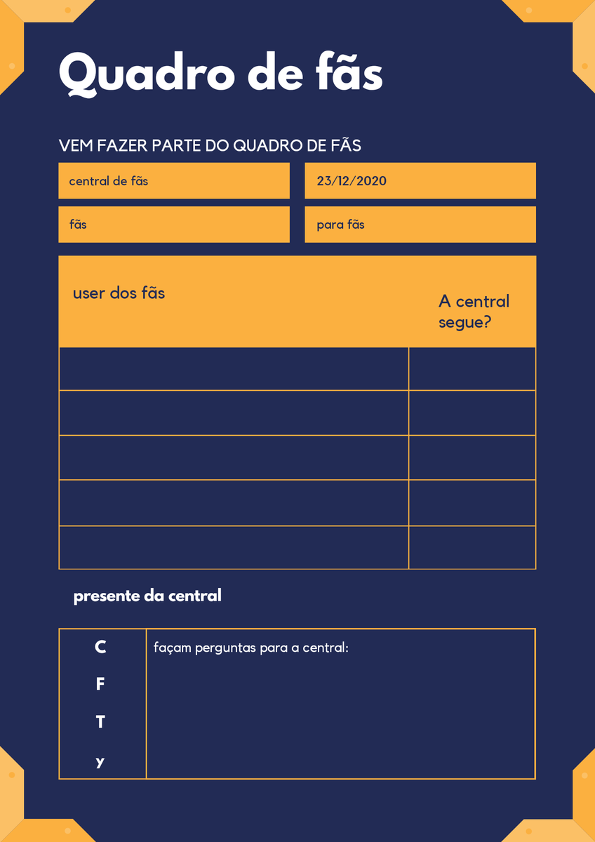 TierryCF's tweet photo. Quadro de fãs prontinha atento aos user de vocês �� https://t.co/4cLG40TyRt