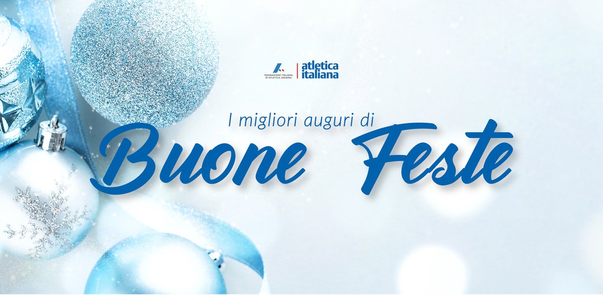 #atletica auguri di buone feste a tutta l'atletica italiana! 🎁

<a href="/Coninews/">CONI</a> <a href="/ItaliaTeam_it/">ItaliaTeam</a> 🇮🇹 <a href="/EuroAthletics/">European Athletics</a> <a href="/WorldAthletics/">World Athletics</a>