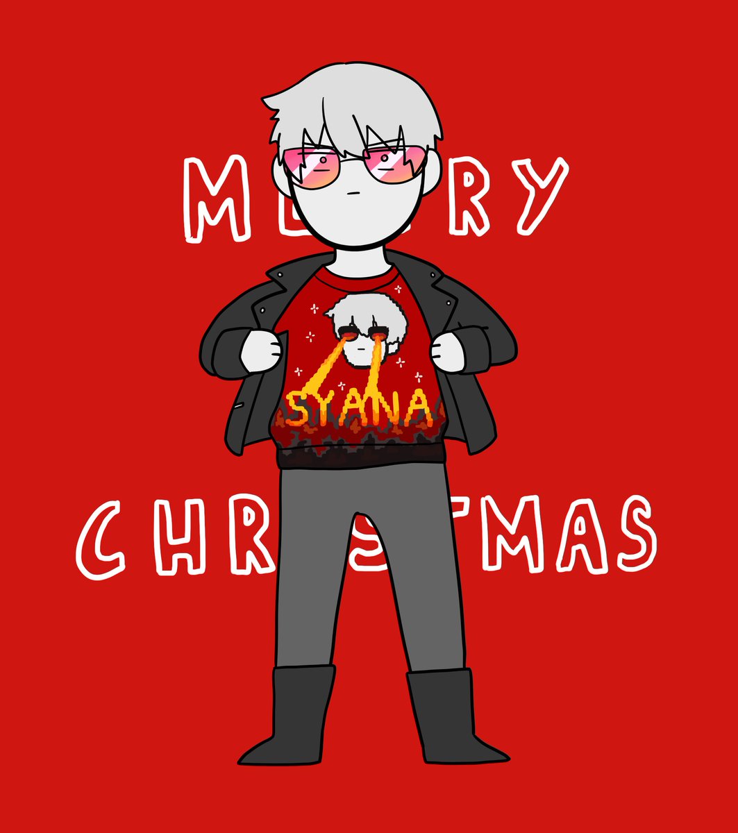 ??Merry Christmas and happy holidays!!!!??
Here's the sweater art for four lucky people!!
Thank you so much to for joining!! Love all the sweater pics yall sent and the lovely messages too??? 