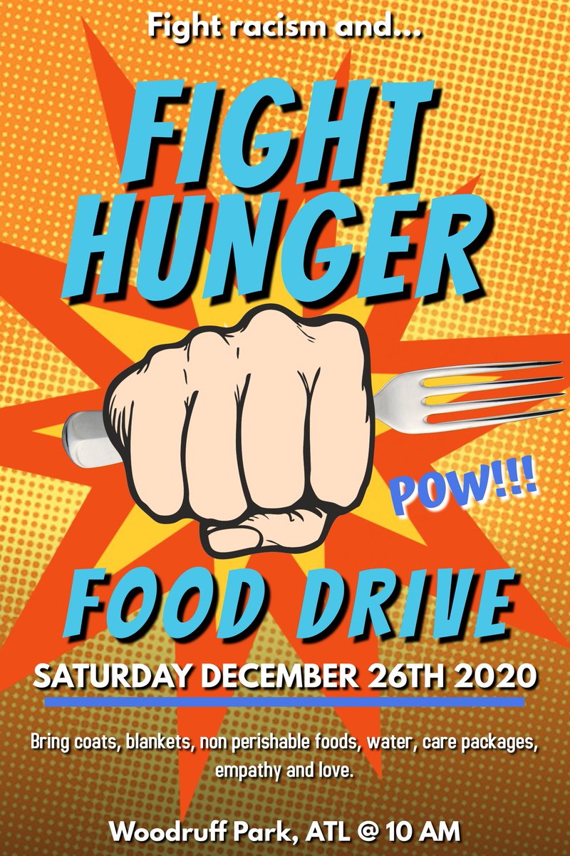 16/  @AtlantaJustice is doing a food drive this Saturday at Woodruff Park at 10:00 a.m.III% Security Force leader Chris Hill has threatened to show up.Let me promise this-- if any of the III% SF show up to threaten activists, I'm going to expose your identities.