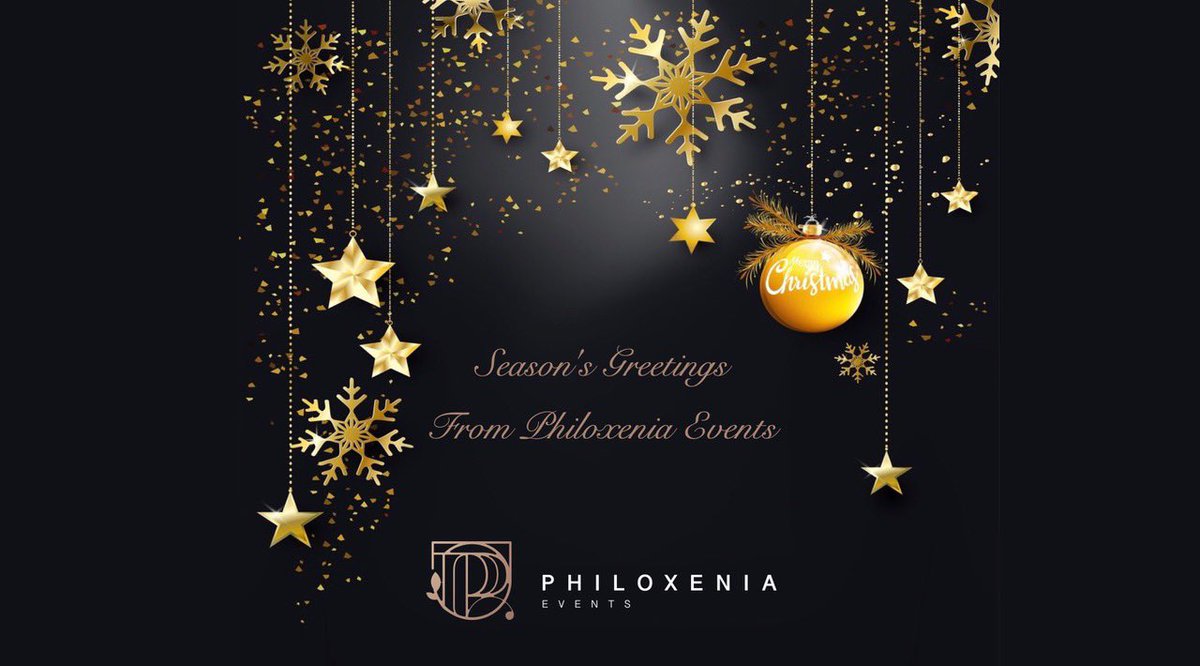 Wishing you all a wonderful Christmas and New Year (heaven knows we deserve it after this year).

Enjoy the festivities, regardless of which Tier you're in, stay safe and roll on 2021.

From everyone at Philoxenia Events ✨