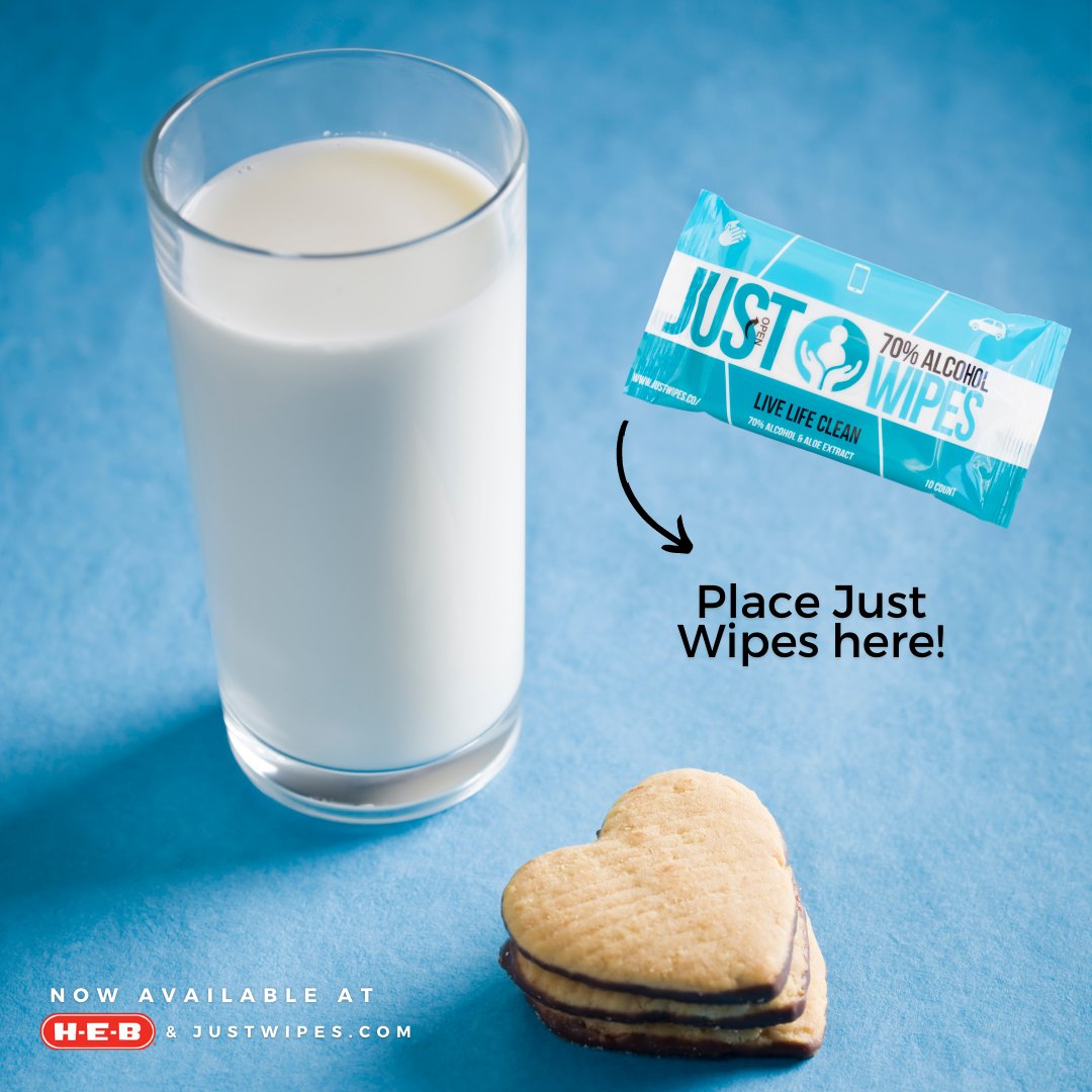 JustWipes's tweet photo. Is Santa visiting your house tonight? Leave a pack of #JustWipes alongside the cookies and milk. 

It’s the perfect go-with-you gift for those on the go. 

Available at select @HEB stores. https://t.co/chO8rG5TxZ