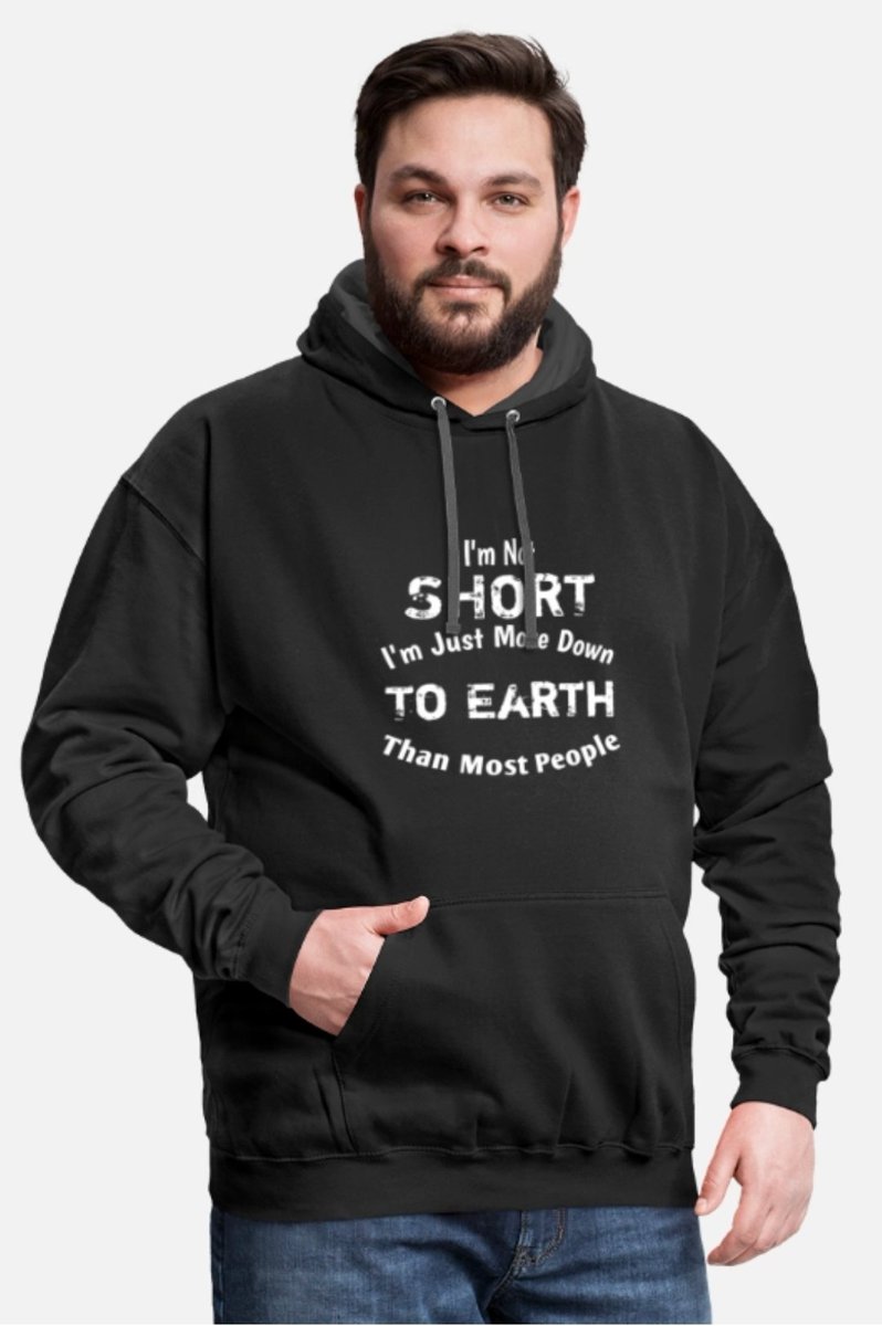 ConstantineDes4's tweet photo. I'm not short i'm just More Down to Earth than Most people Unisex contraste hoodie
#redbubbleshop #shortgirl #moredown #keepdistancing #trending #ChristmasLovebyJimin #funnysarcastic #sarcasm
https://t.co/TlFsbIfHLM https://t.co/zD73zTcUvd