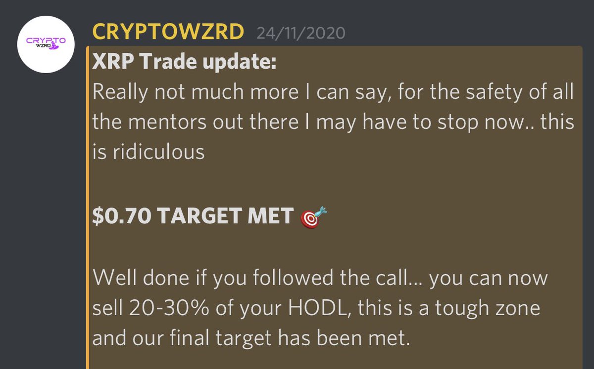 cryptoWZRD_'s tweet photo. May 2021... 🔮 Called to members on Dec. 19 🧙‍♂️

We caught the longs from $0.26 to $0.70, Sold on Nov. 24 and then longed from $0.21 to...... ☺️ My buy filled nicely with 589,000 #XRP 

Looks like BTC.D reached the zone mentioned on Nov. 5 and then tanked.. https://t.co/142QUWAI7J