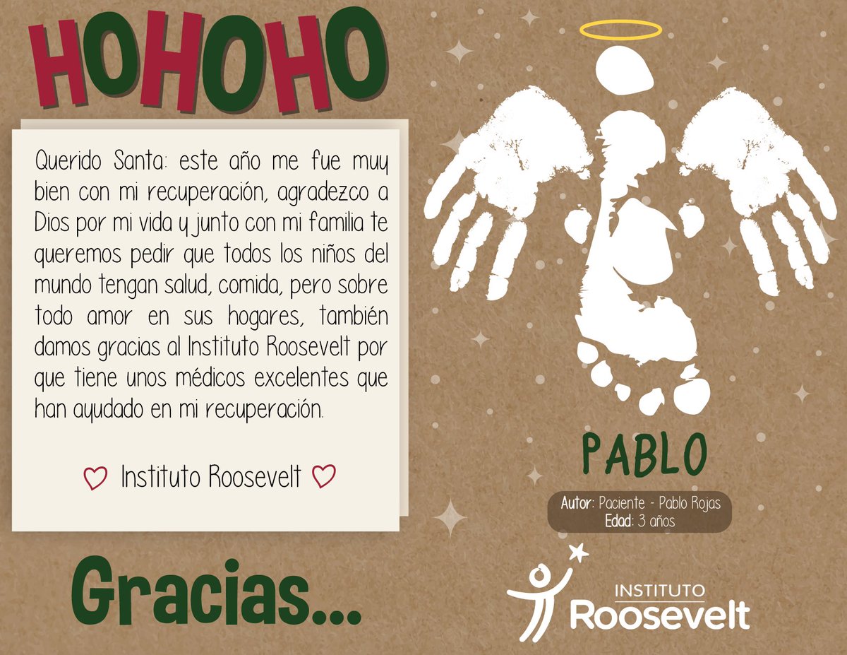 #FelizNavidad les desea la #AlianzaRooseveltTeletón, que el amor, la paz y la esperanza rodeen sus hogares. Celebra en familia y no olvides cuidarte a ti y a los tuyos, ¡Felices fiestas! https://t.co/ZlmP6tQlKX