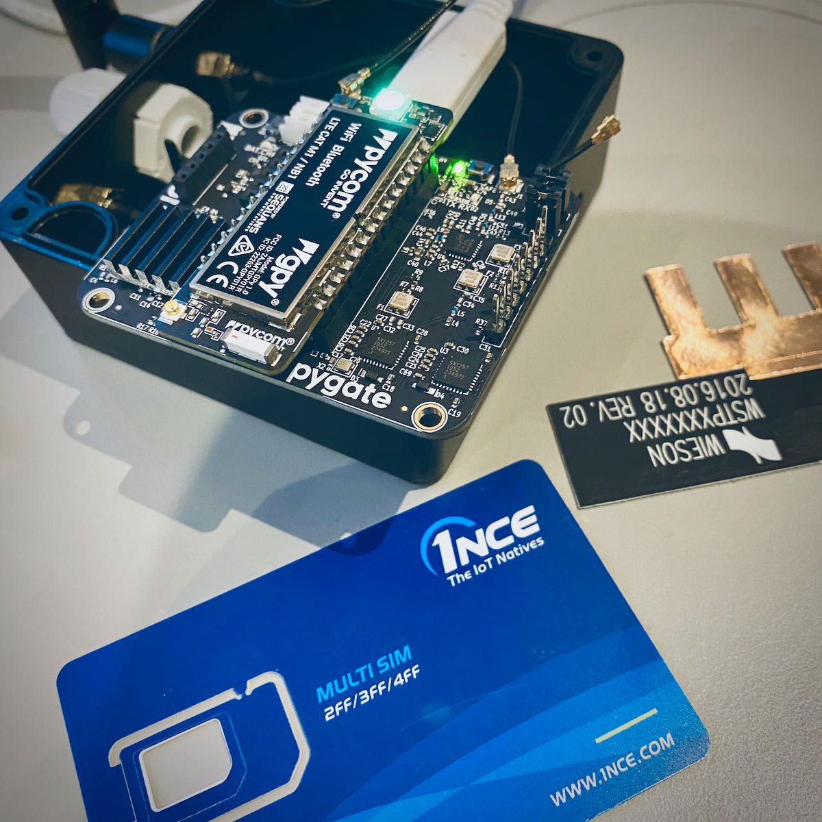 datacake's tweet image. Time to get some new stuff for #2021 - Our #Datacake #LoRaWAN gateway based on @pycomIOT #Pygate + #GPy #LTE and @1NCE_IoT SIM was pretty successful and we are out of stock now.