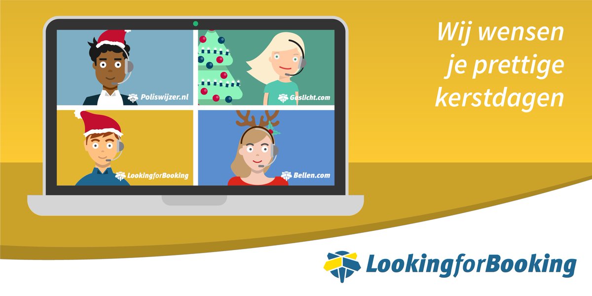 LookingforBooking wenst iedereen hele fijne feestdagen!🎄