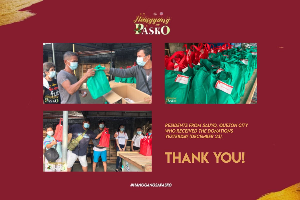 sirkolnation's tweet photo. HSP UPDATE
On December 23, we have donated a total amount of P18,141 (both monetary and in-kind) to residents who were affected by residential fire at Sauyo, Quezon City.
The following items were donated to the residents:
@SB19Official #SB19
#ATINHelp #HanggangSaPasko https://t.co/Z2PObi6Lyt