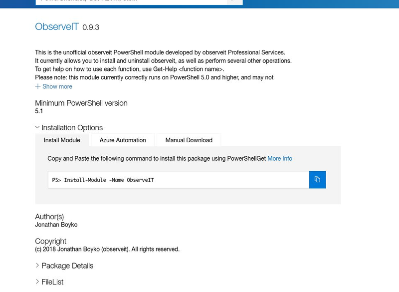 AndySvints's tweet photo. #Module: ObserveIT
Author: Jonathan Boyko
ProjectUri: https://t.co/LXTrxu7lhA
This is the unofficial observeit PowerShell module developed by observeit Professional Services.
#AndySvints #RandomPSModule #observeit #InsiderThreat #monitor https://t.co/qzuarODuJj