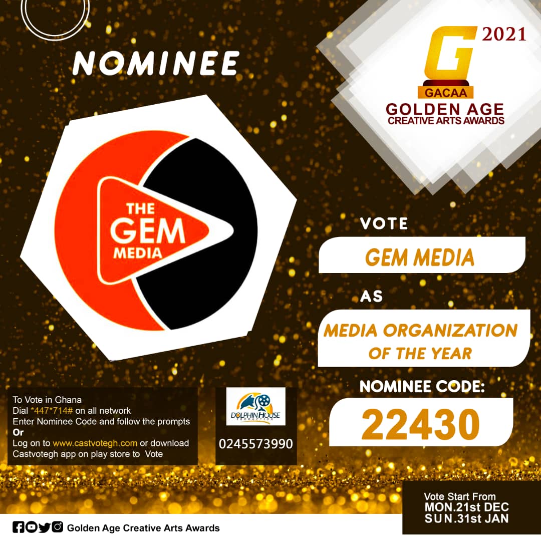 thegemmedia's tweet photo. As we approach the end of an eventful year, we are excited to share these nominations with you. We worked hard to ensure the satisfaction of all our clients, despite the obvious global unrest. Ayekoo to the whole team here at GEM Multimedia. #NoDulling #Gemmedia #GoodMood https://t.co/VUyXYHCqEi